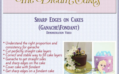 Sharp Edges on Cakes (Ganache\Fondant)