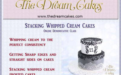 Stacking Whipped Cream Cakes