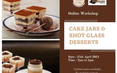Eggfree Cake Jars and Shot glass desserts with Jignya Thakkar