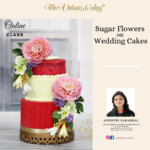 Arranging Sugar Flowers on Wedding Cakes